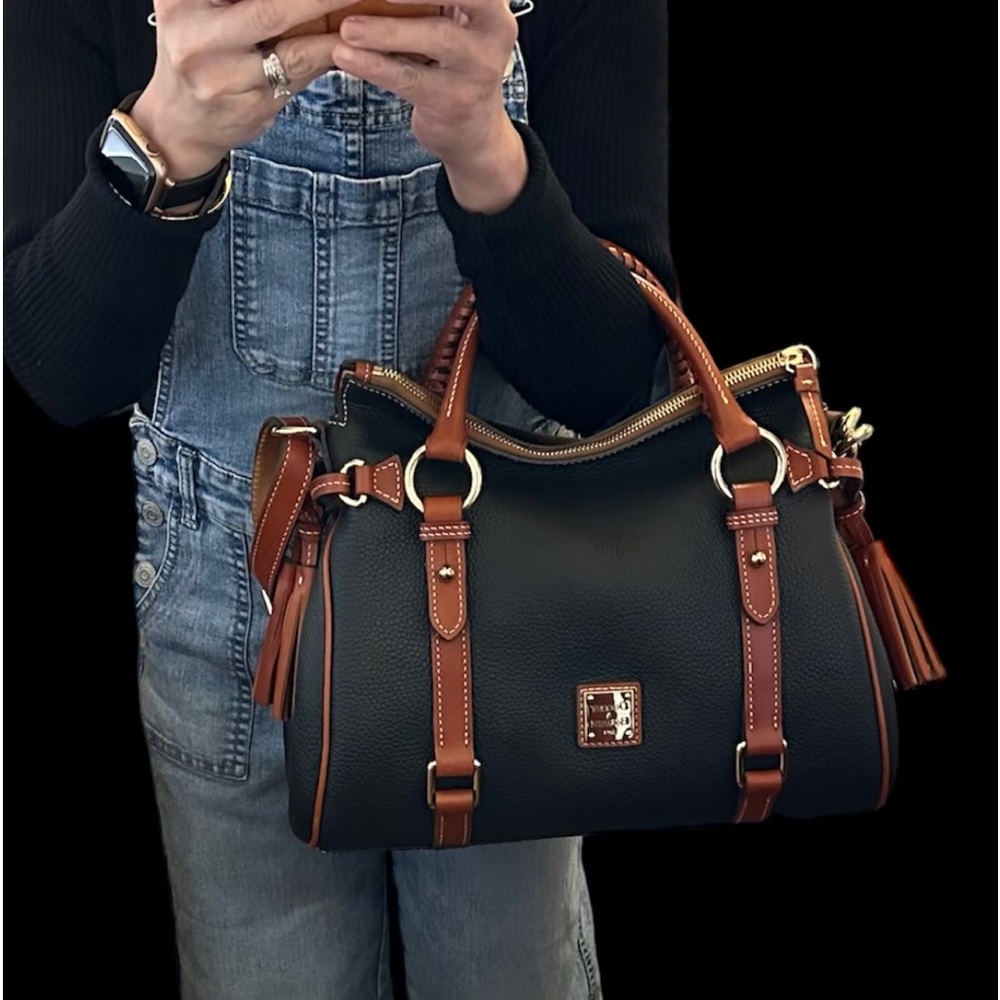 Dooney & Bourke Pebble leather grain satchel